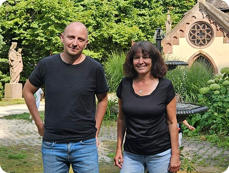 Stéphanie BRUDER et Jonathan LE PETIT fondateurs de la Ruche